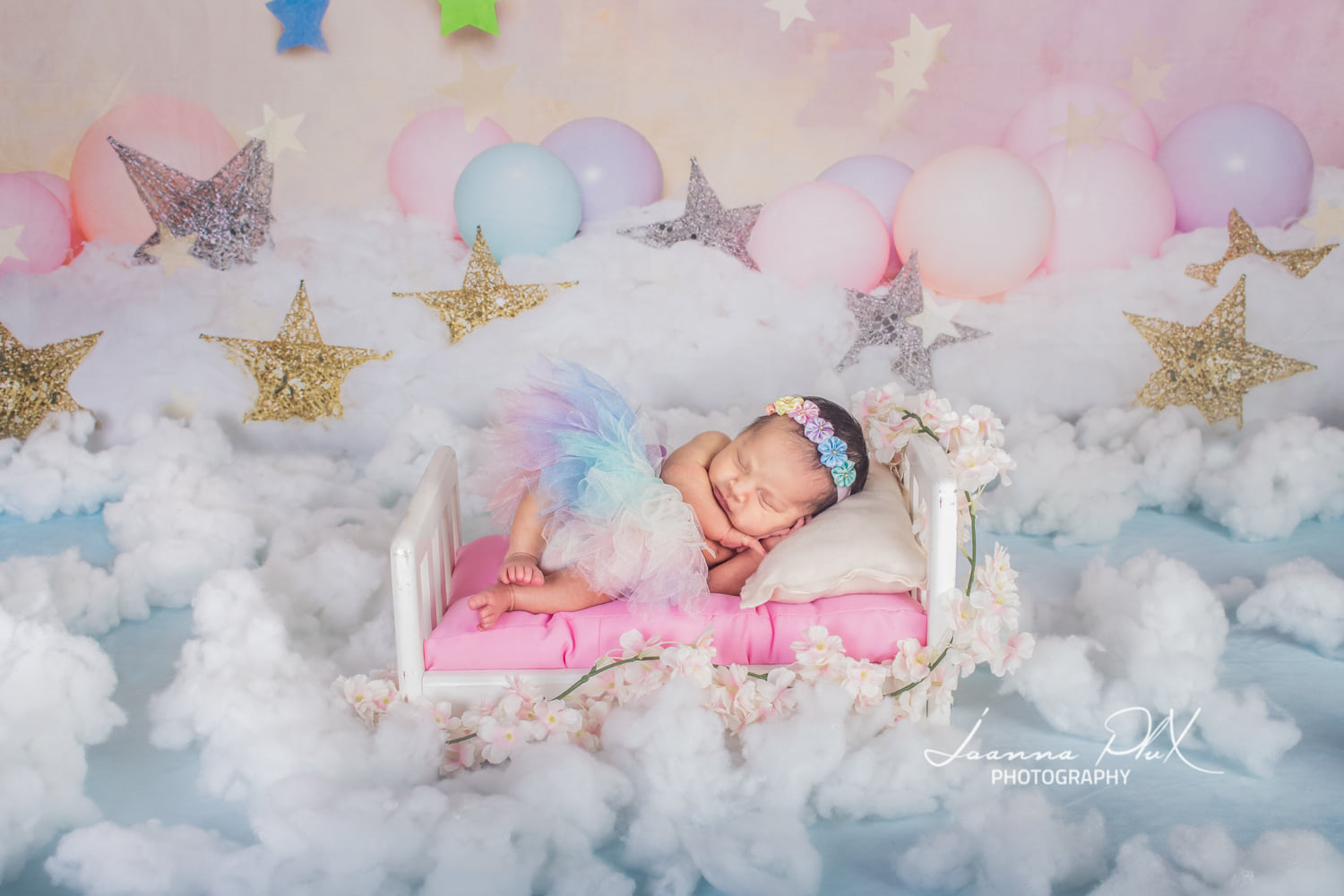 Kate Children Cake Smash Moon Star Backdrop Designed by Emetselch -UK