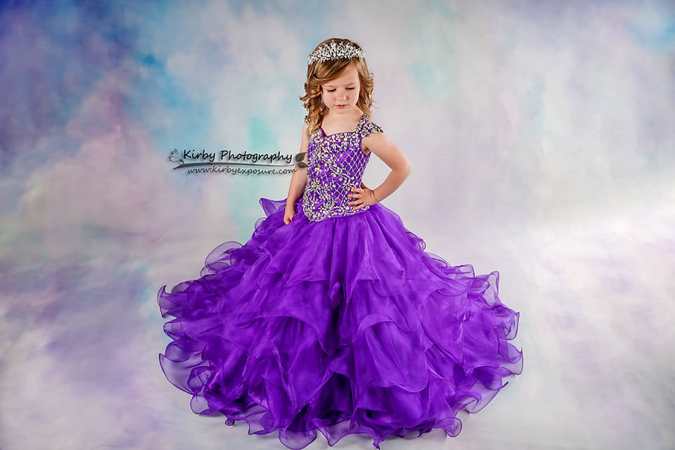 Kate Cotton Candy Colorful Clouds Children Backdrop designed by Arica Kirby -UK