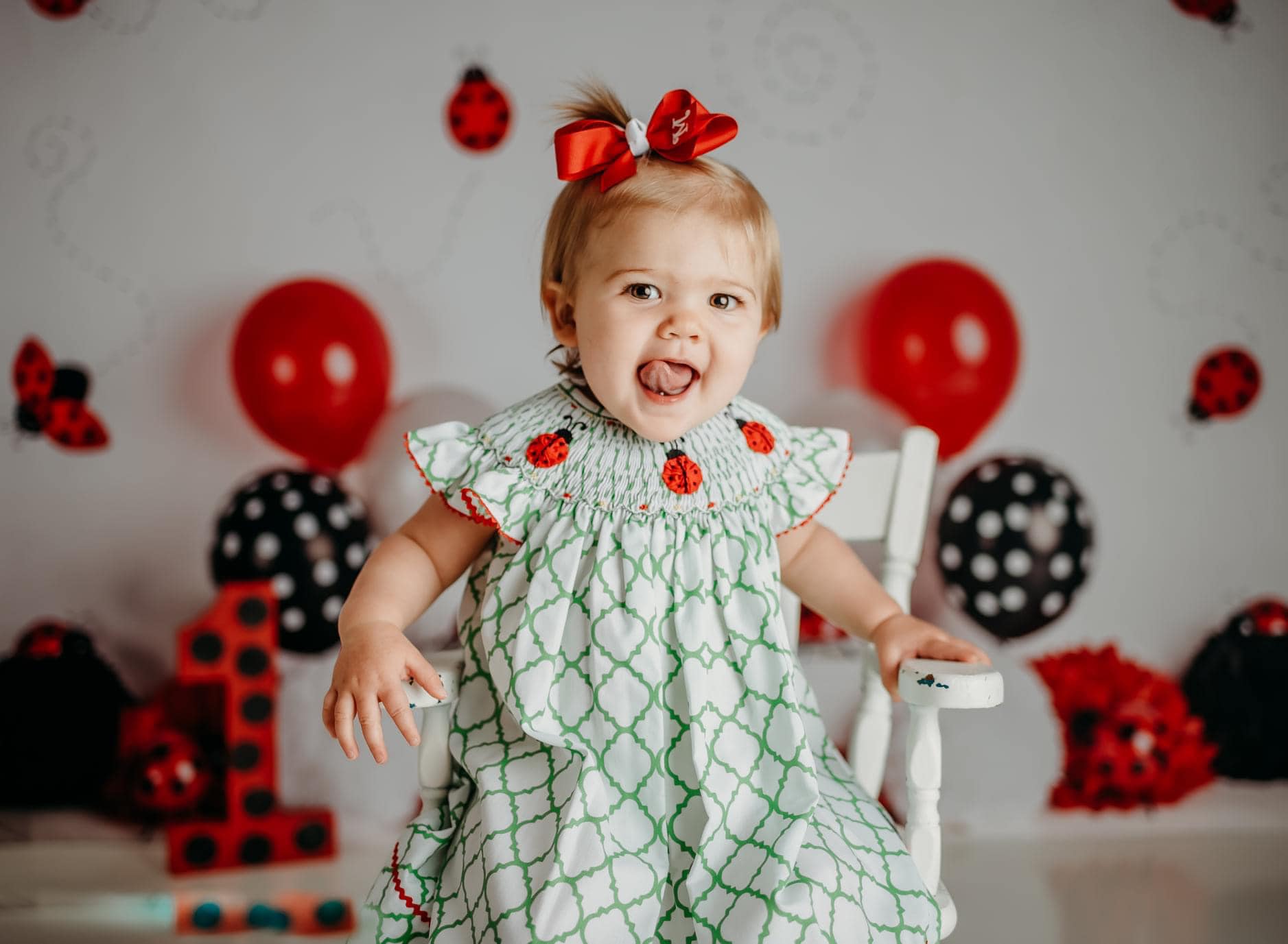 Kate Little Lady Bug Birthday Children Backdrop Designed By Mandy Ringe Photography -UK