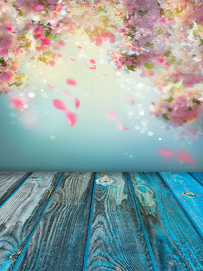 Katebackdrop:Kate Spring Scenery Colorful Wooden Floor Photography Backdrop