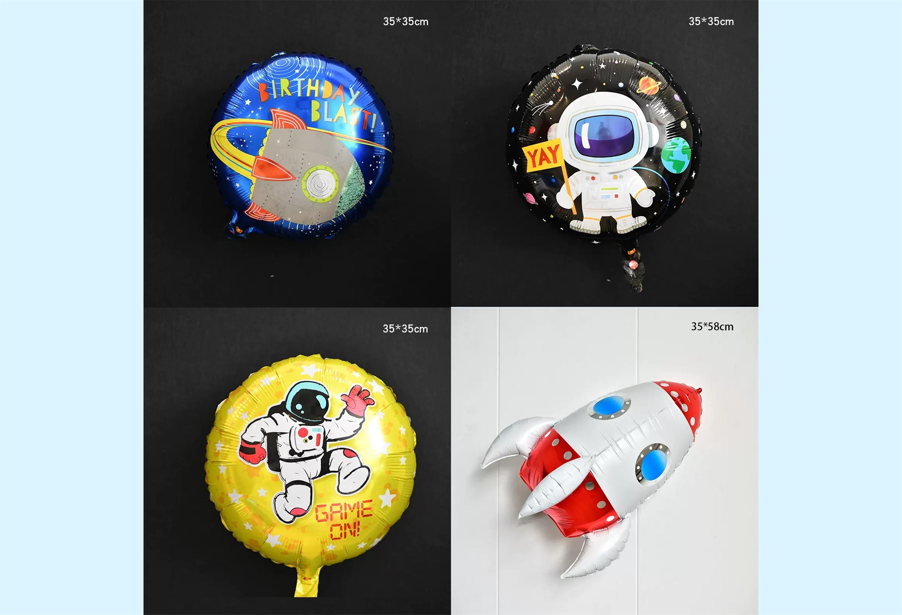 Kate Astronaut Universe Inflatable Props Set 16pcs -UK