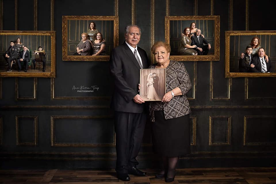 Kate Dark Green Vintage Classical Door wall Backdrop for Photography -UK