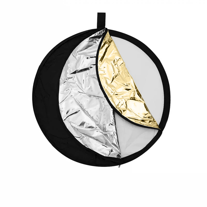 5-In-1 Light Reflector Round For Studio Photography Disc -UK