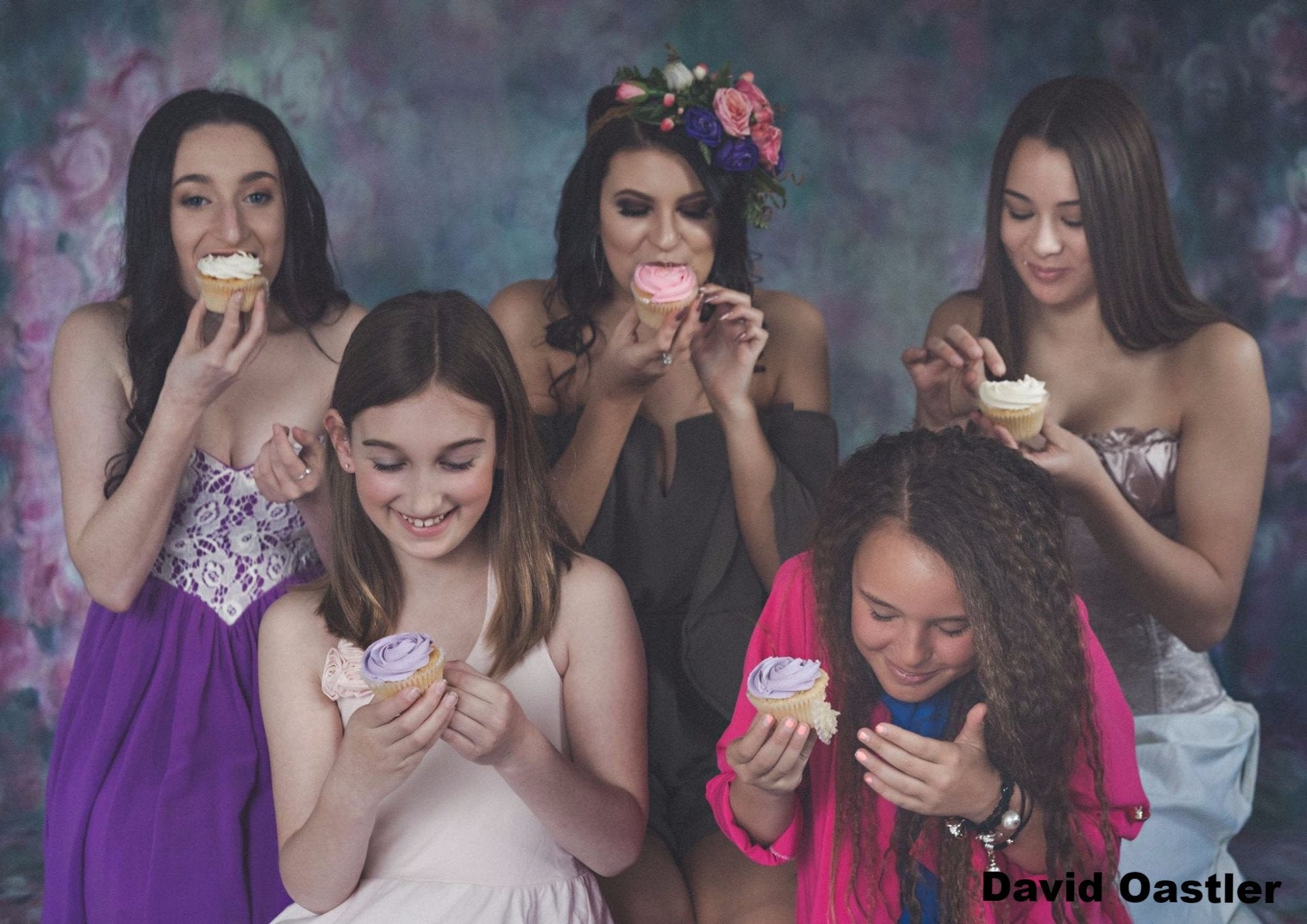 Katebackdrop£ºKate Valentine's Day Pink Flowers Hand Painting Portrait Photography Backdrops