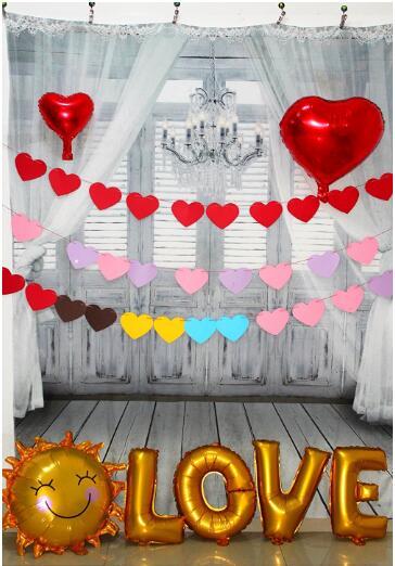 Katebackdrop£ºKate Wedding White Curtain Wood Wall Photography Backdrop