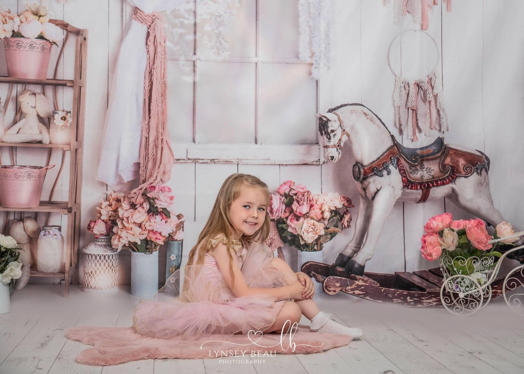 Kate Vintage Girls Room Backdrop Designed By Rose Abbas -UK
