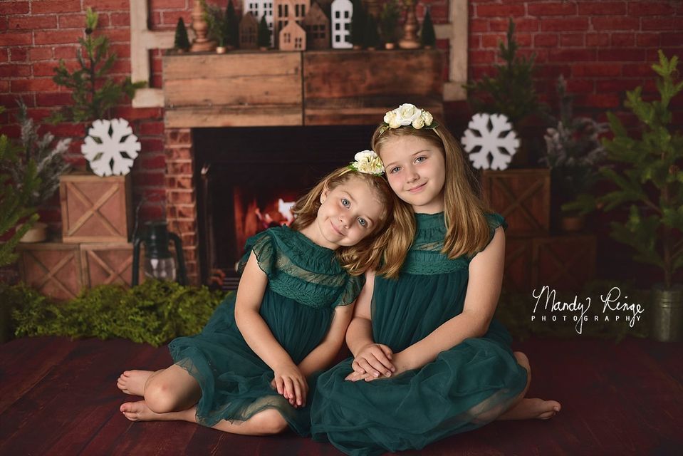 Kate Christmas Magic Brick Backdrop Designed By Mandy Ringe Photography -UK