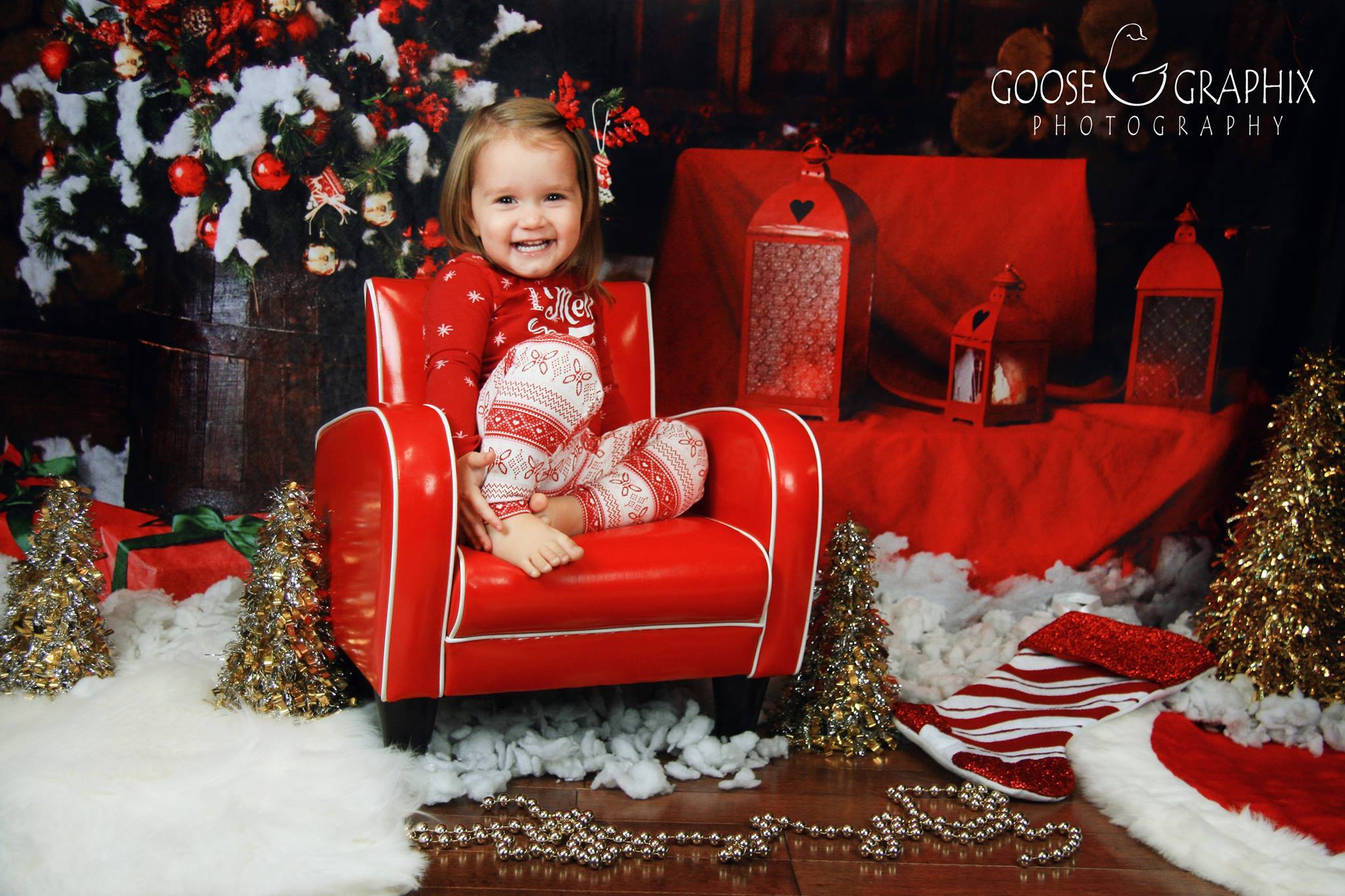 Kate Christmas Cotton Backdrop Decorations Box for kid Photography - Kate backdrop UK