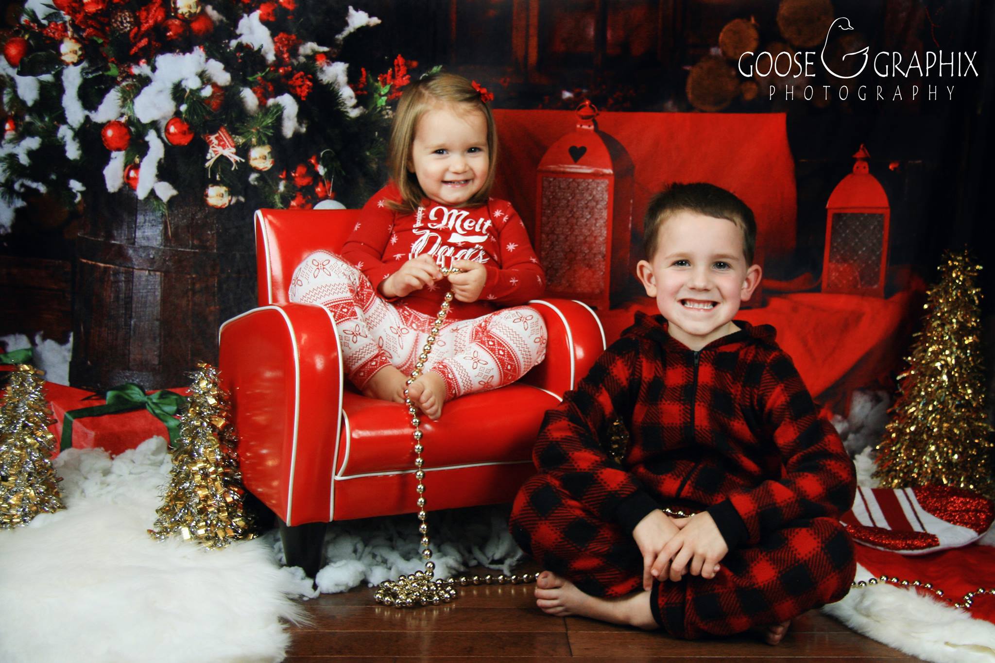 Kate Christmas Cotton Backdrop Decorations Box for kid Photography - Kate backdrop UK