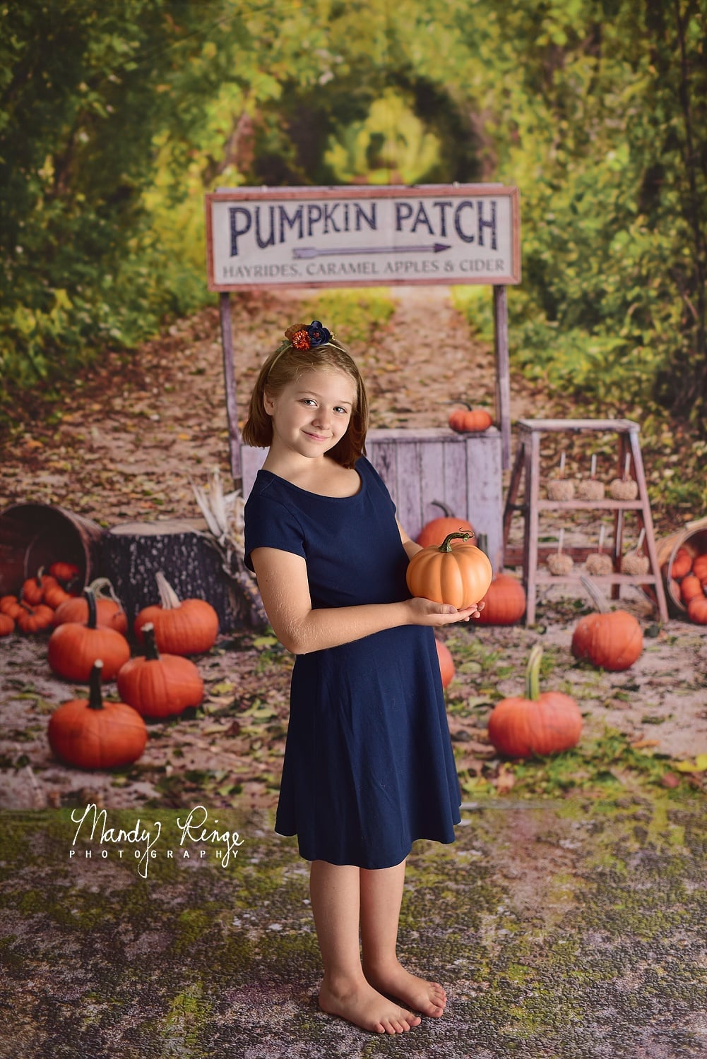 Kate Autumn/Thanksgiving Backdrop Pumpkin Stand Designed by Mandy Ringe Photography -UK