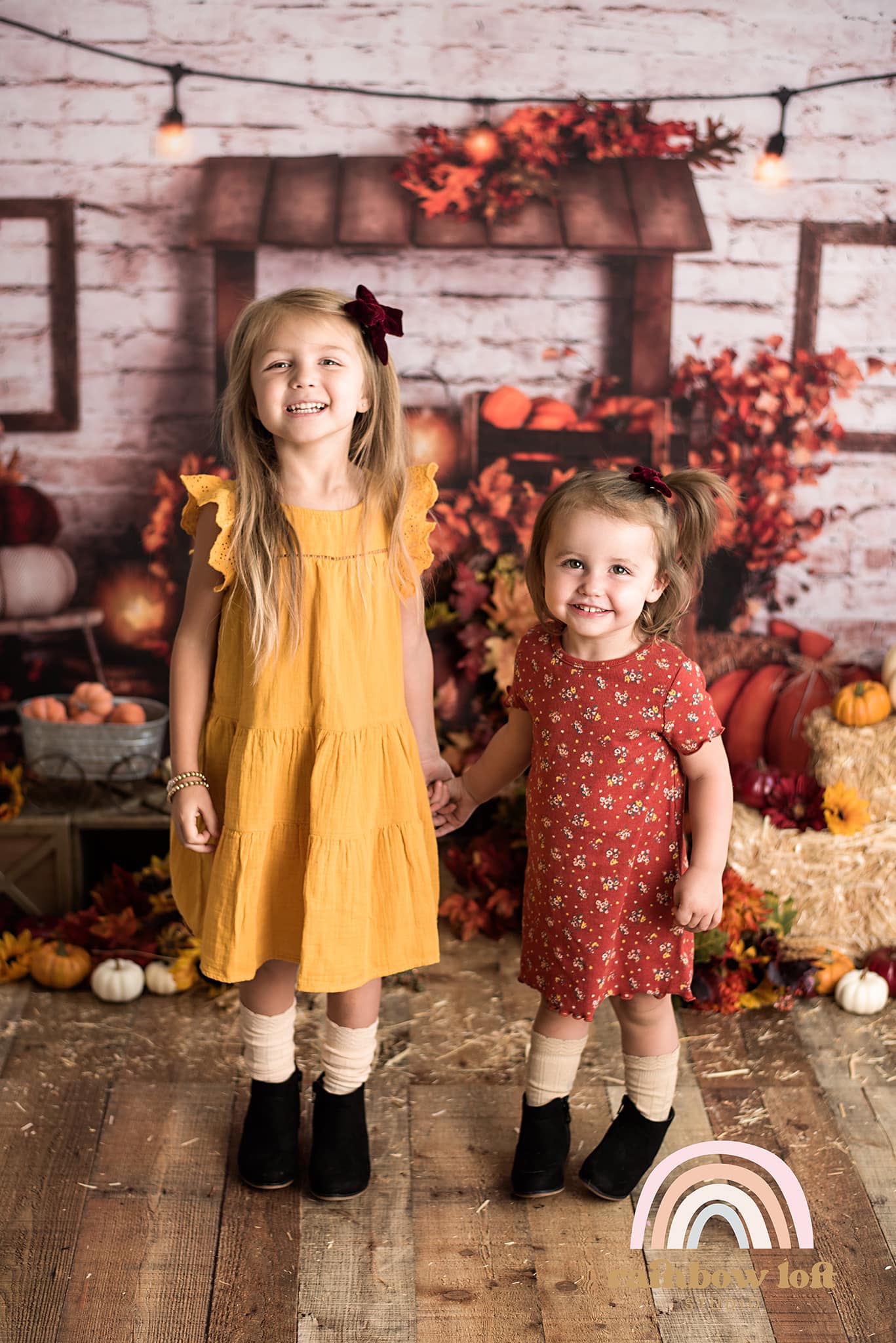 Kate Autumn Pumpkin Stand Harvast Backdrop Designed By Rose Abbas -UK