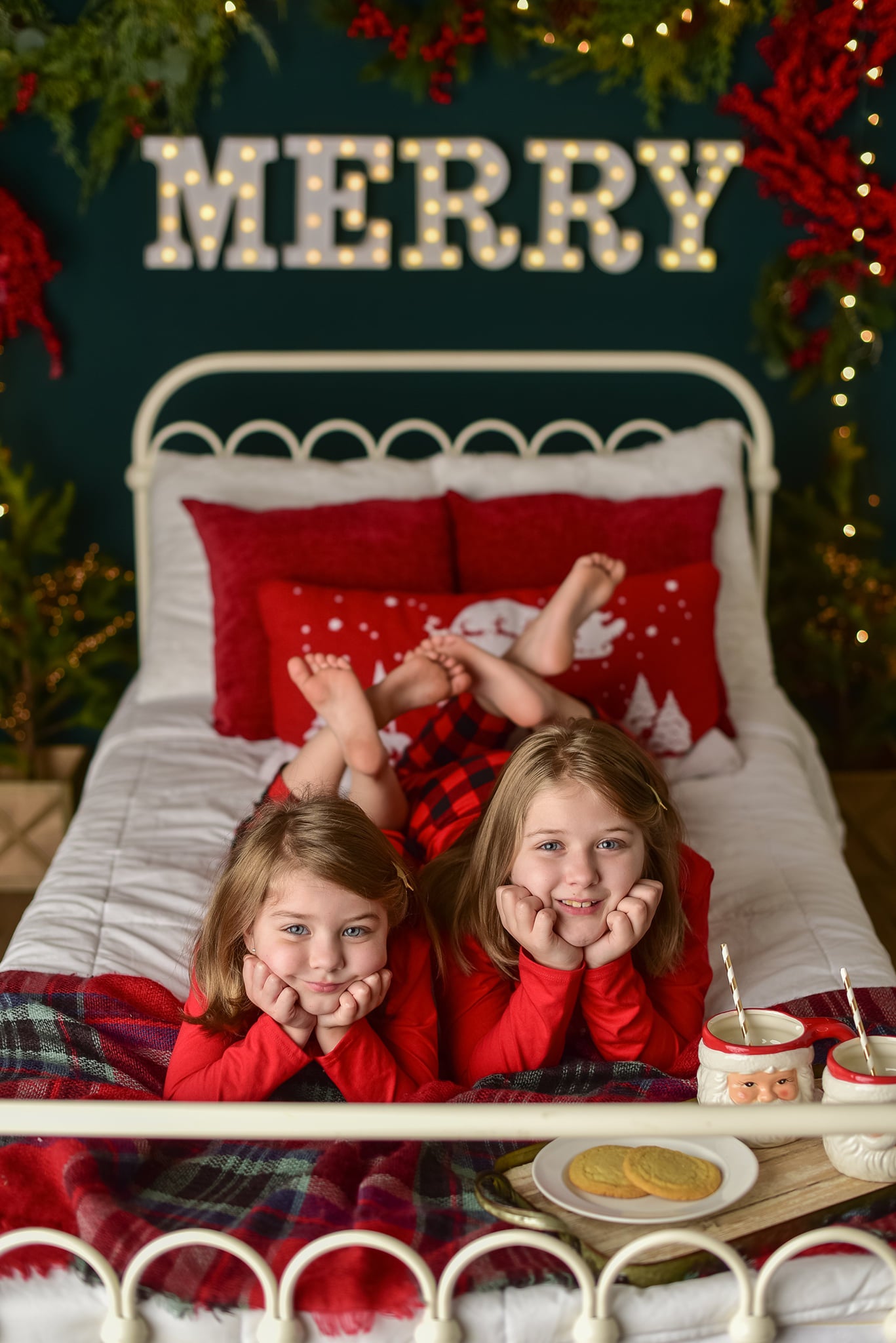 Kate Merry Christmas Sparkle Headboard Backdrop Designed By Mandy Ringe Photography -UK
