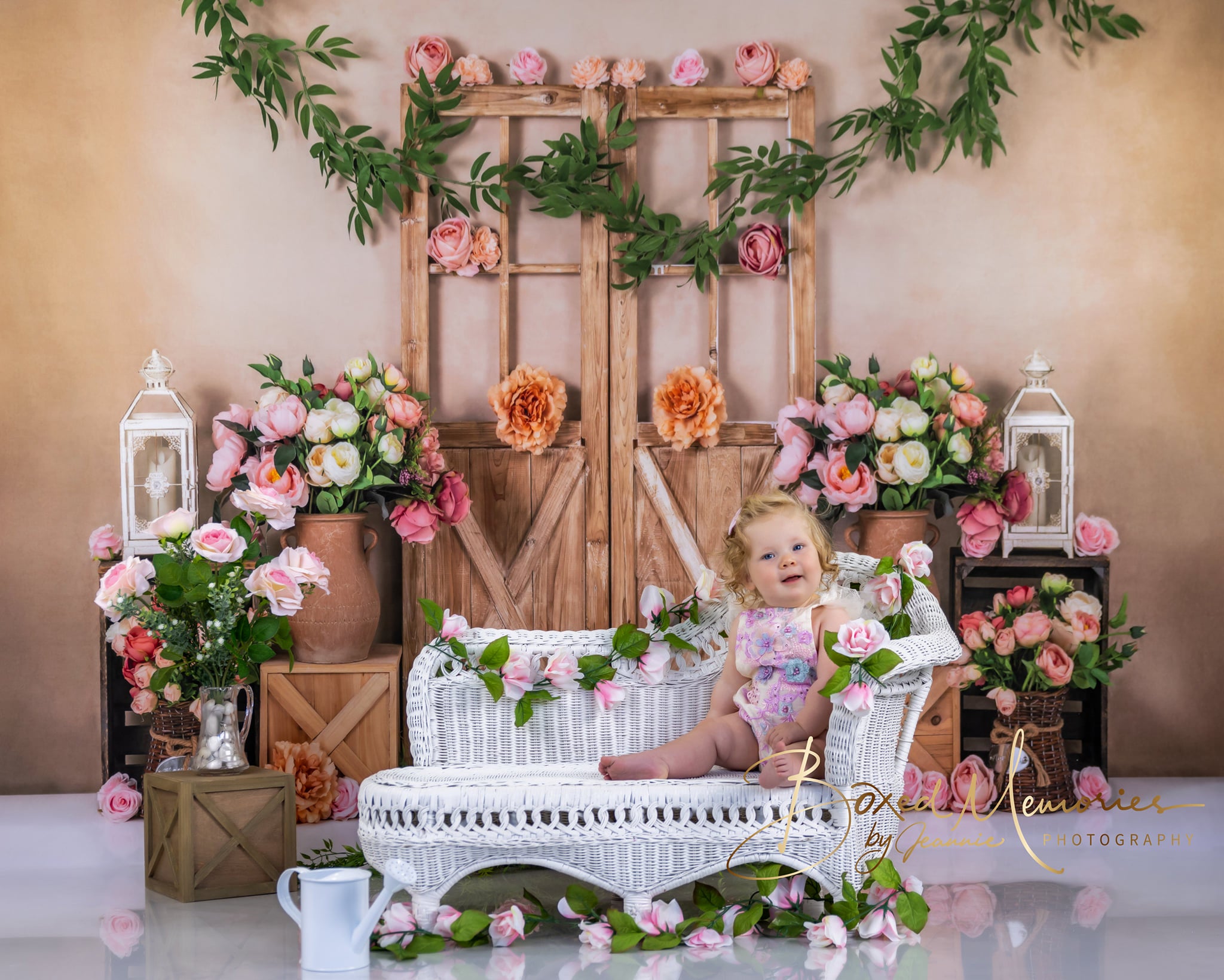 Kate Spring Floral Backdrop for Photography Designed by Emetselch -UK