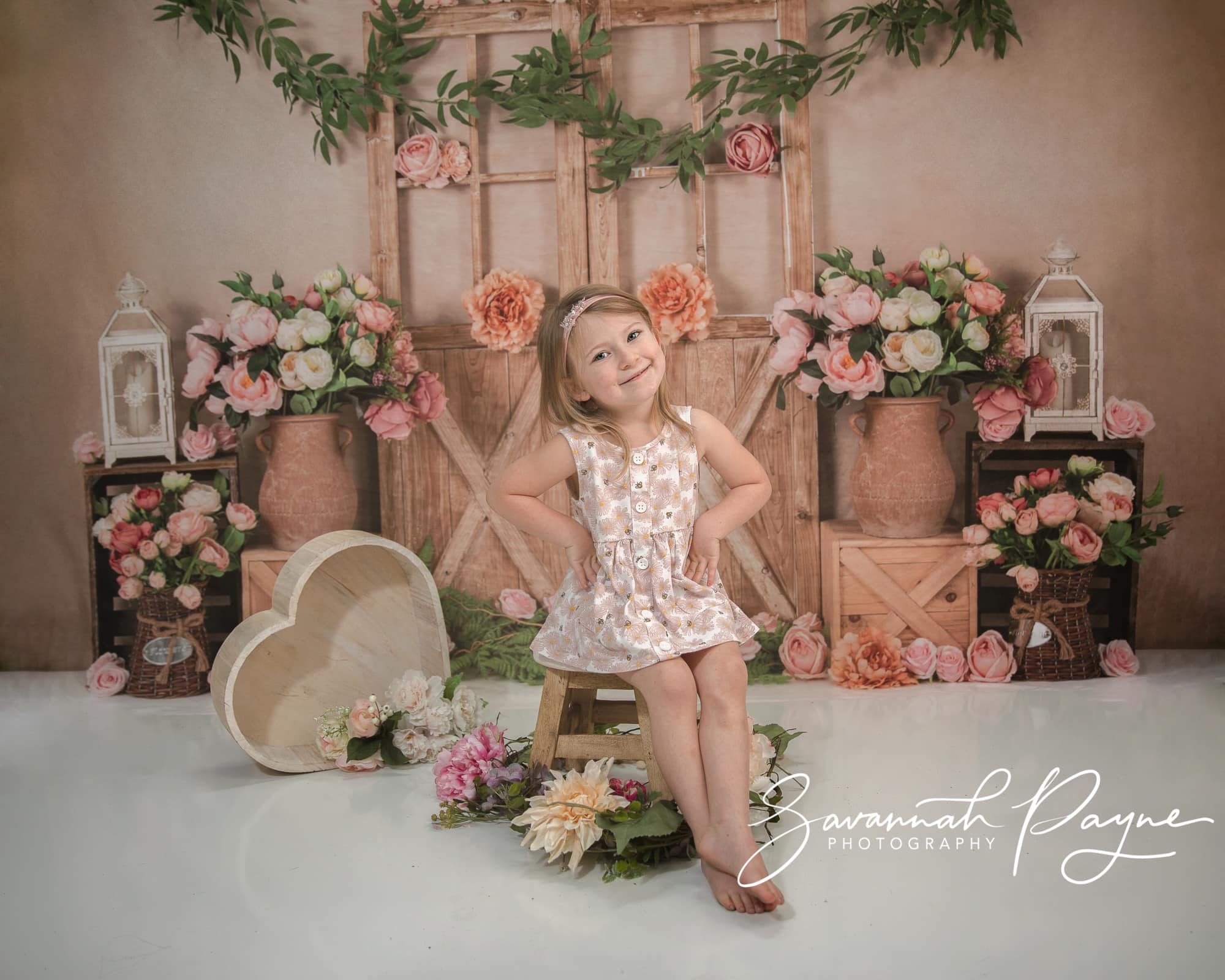 Kate Spring Floral Backdrop for Photography Designed by Emetselch -UK