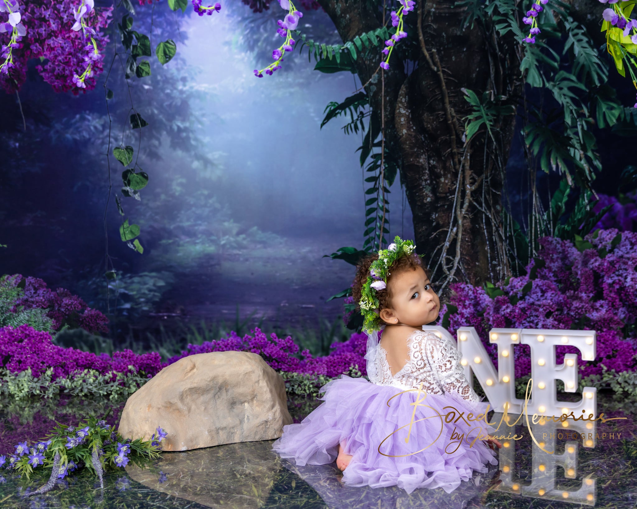 Kate Scenery Forest Flower Backdrop Designed by Chain Photography -UK