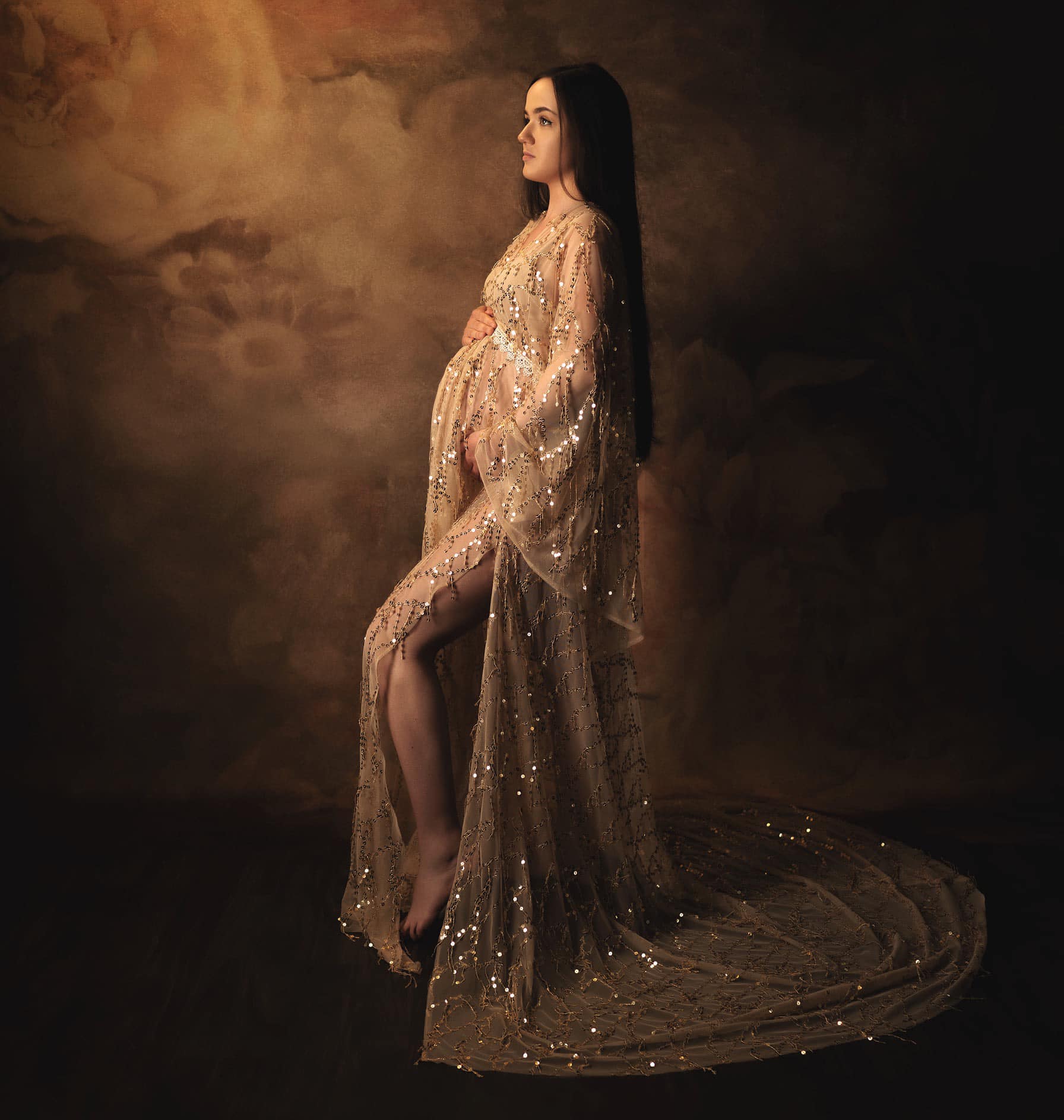 Kate Fine Art Floral Retro Backdrop for Photography -UK