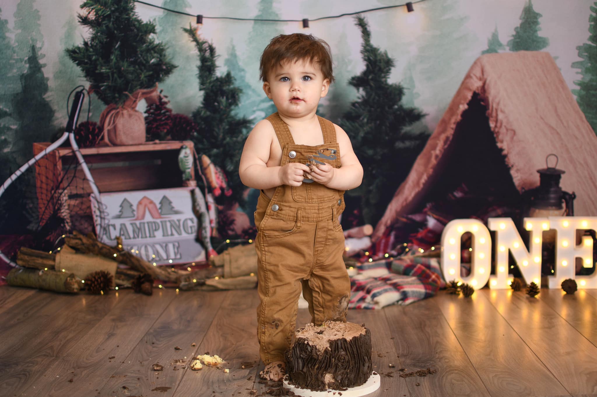 Kate Forest Camping Children Backdrop Designed by Megan Leigh Photography -UK