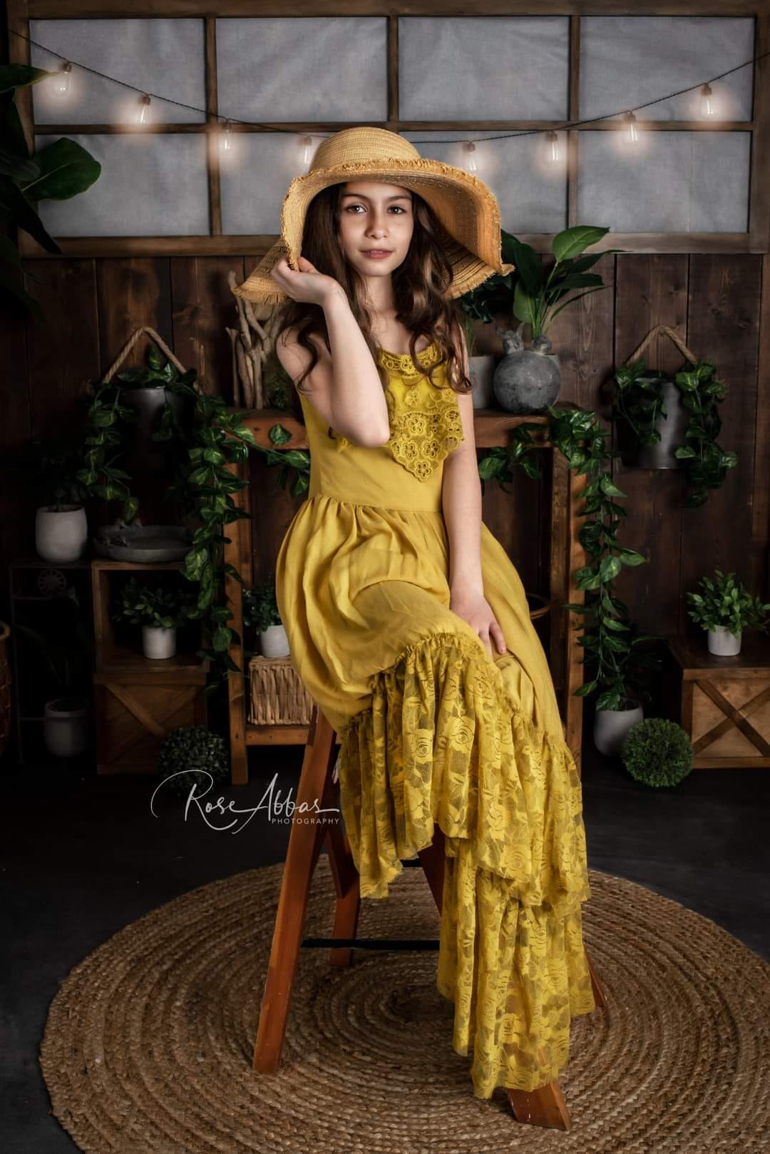 Kate Spring Greenhouse Plants Backdrop Designed By Rose Abbas -UK