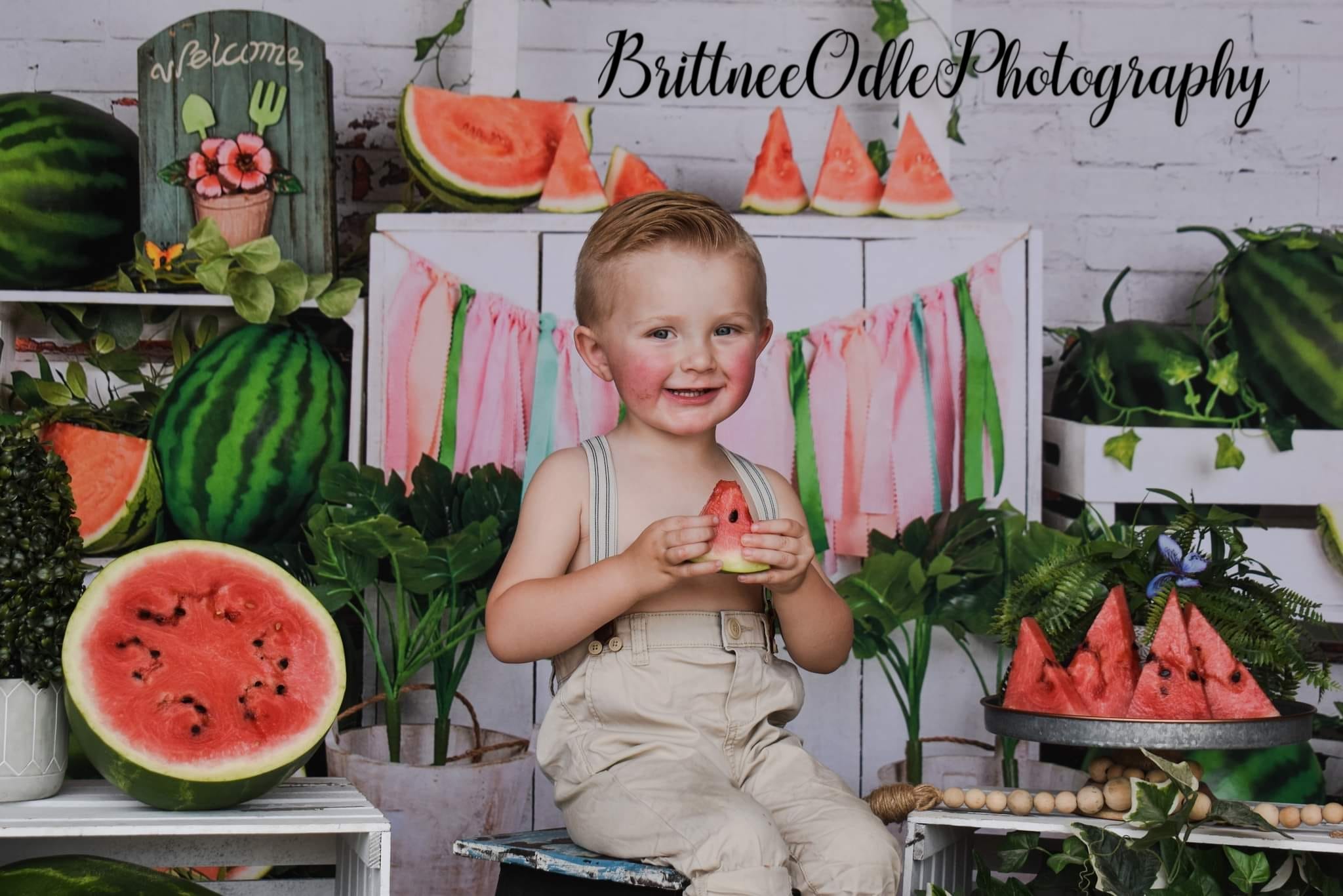 Kate Summer Watermelon Shop Backdrop Designed by Jia Chan Photography -UK