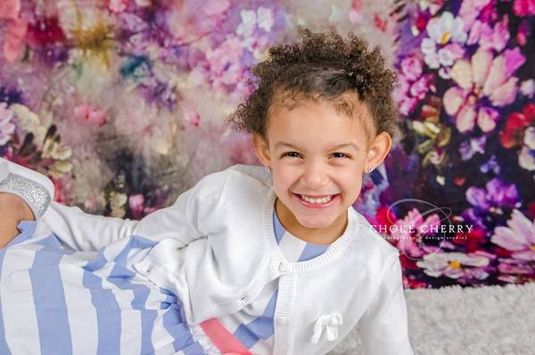 Kate Pink Flower Dark Color Backdrops for Photography -UK