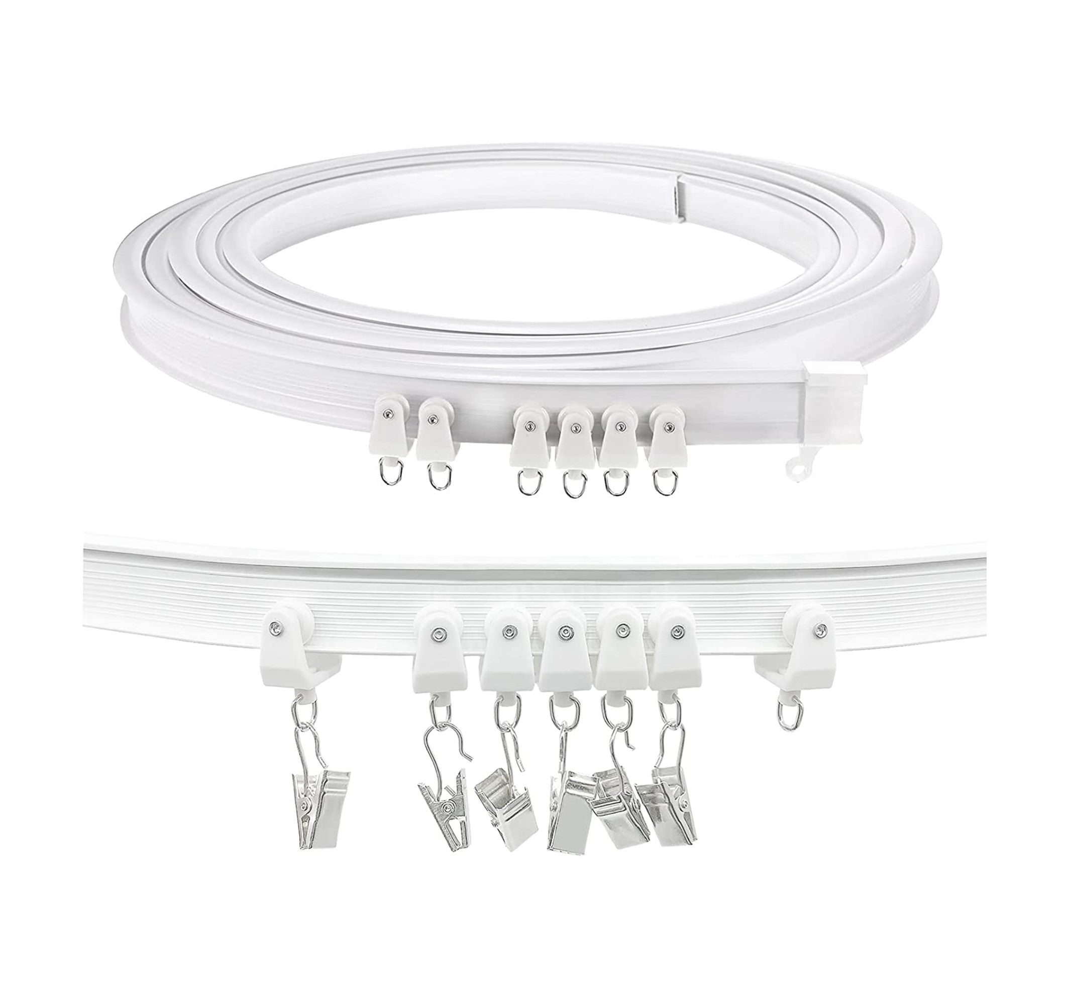 Flexible Curtains Backdrops Bendable Track Ceiling Wall Backdrop Stand -UK