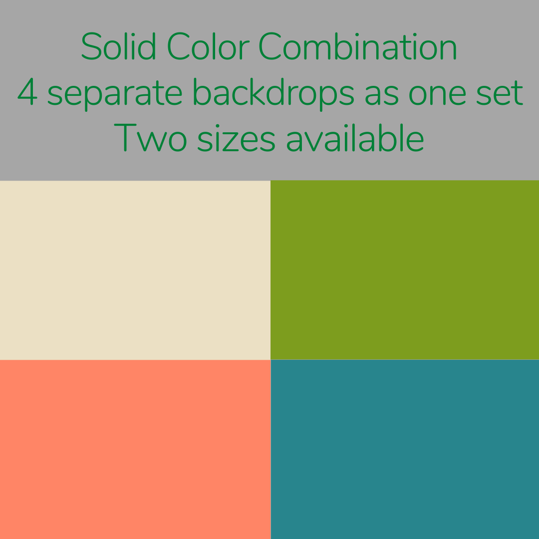 Kate Solid Color Combination Backdrops for Photography