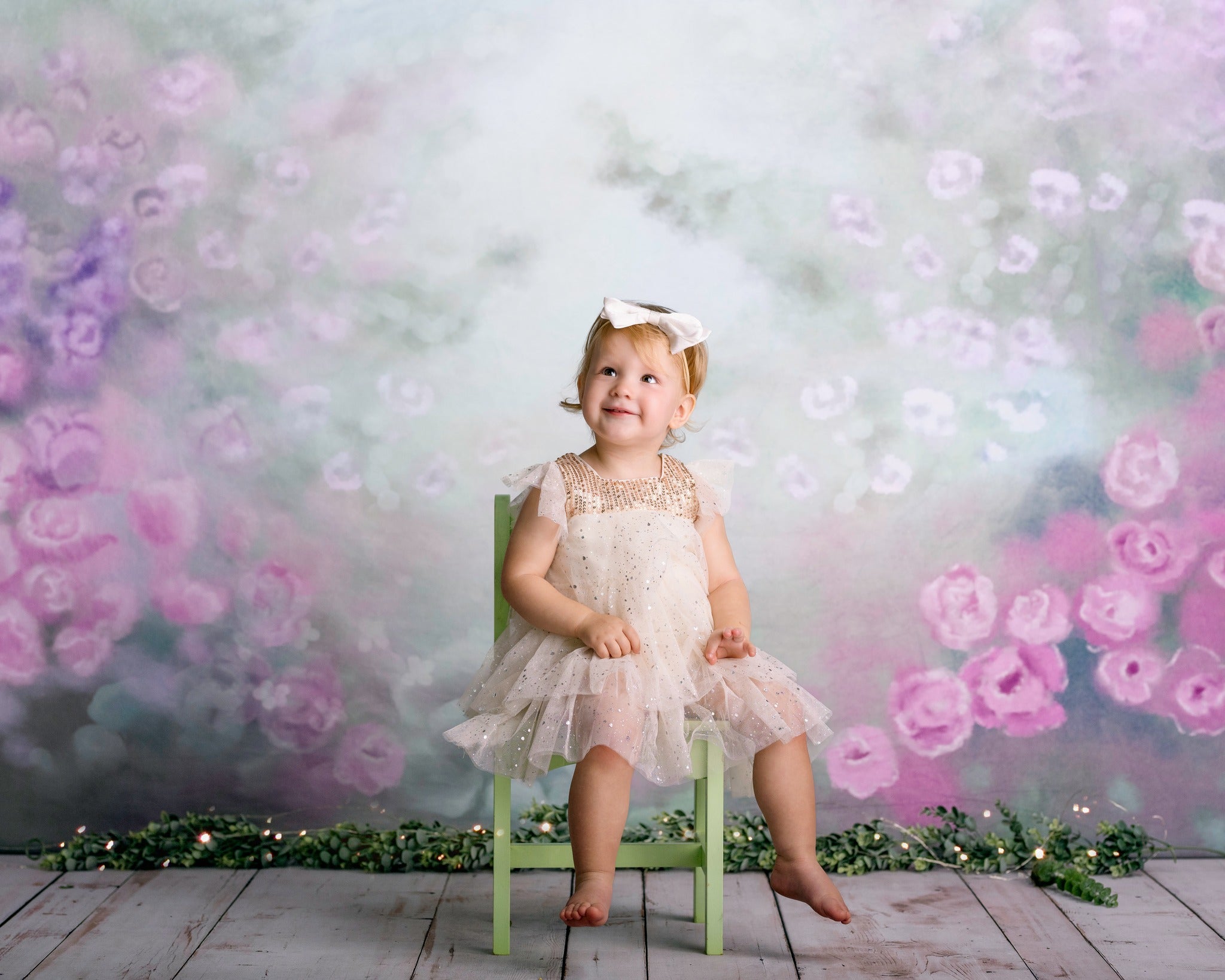 Kate Fine Art Blurry Flowers Bush Backdrop for Photography -UK