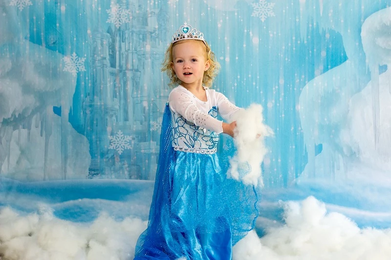 Kate Winter Ice Frozen Snow Castle/Christmas Backdrop Designed By Jerry_Sina -UK