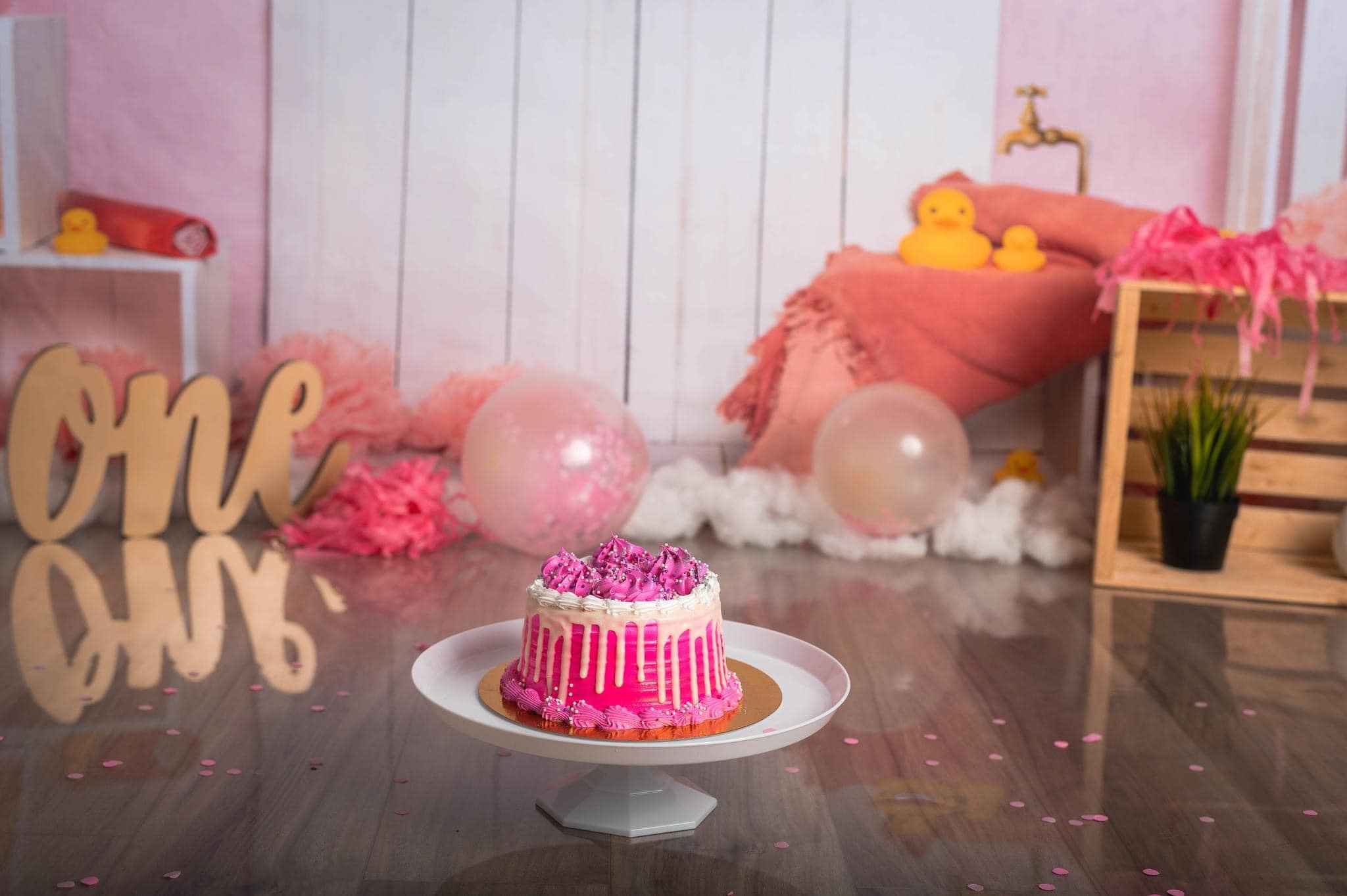 Kate Transparent PVC Reflection floor mat for Cake Smash -UK