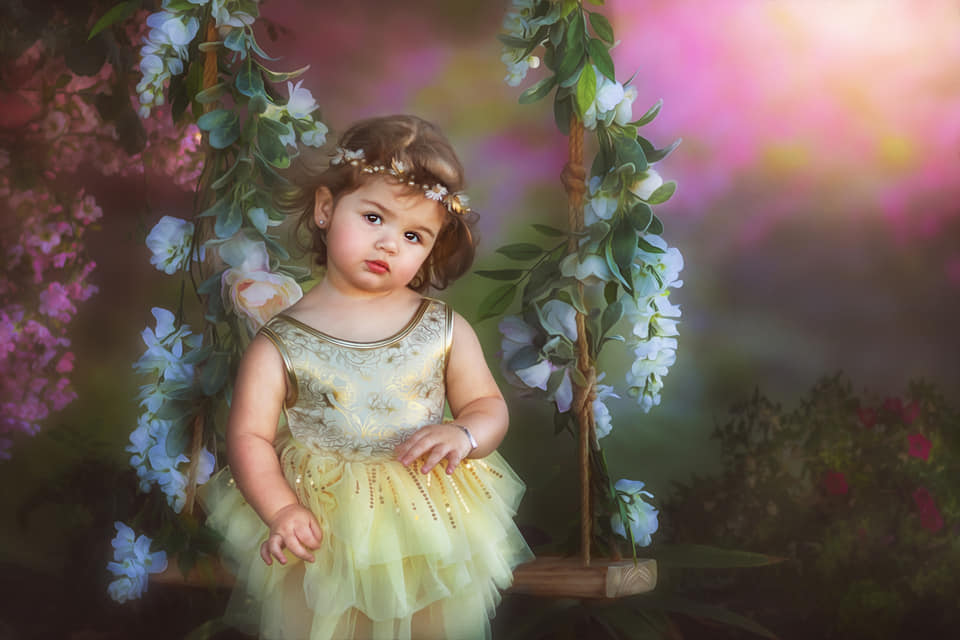 Kate Spring Pink Flowers Backdrop for Photography Designed by Lisa Granden -UK