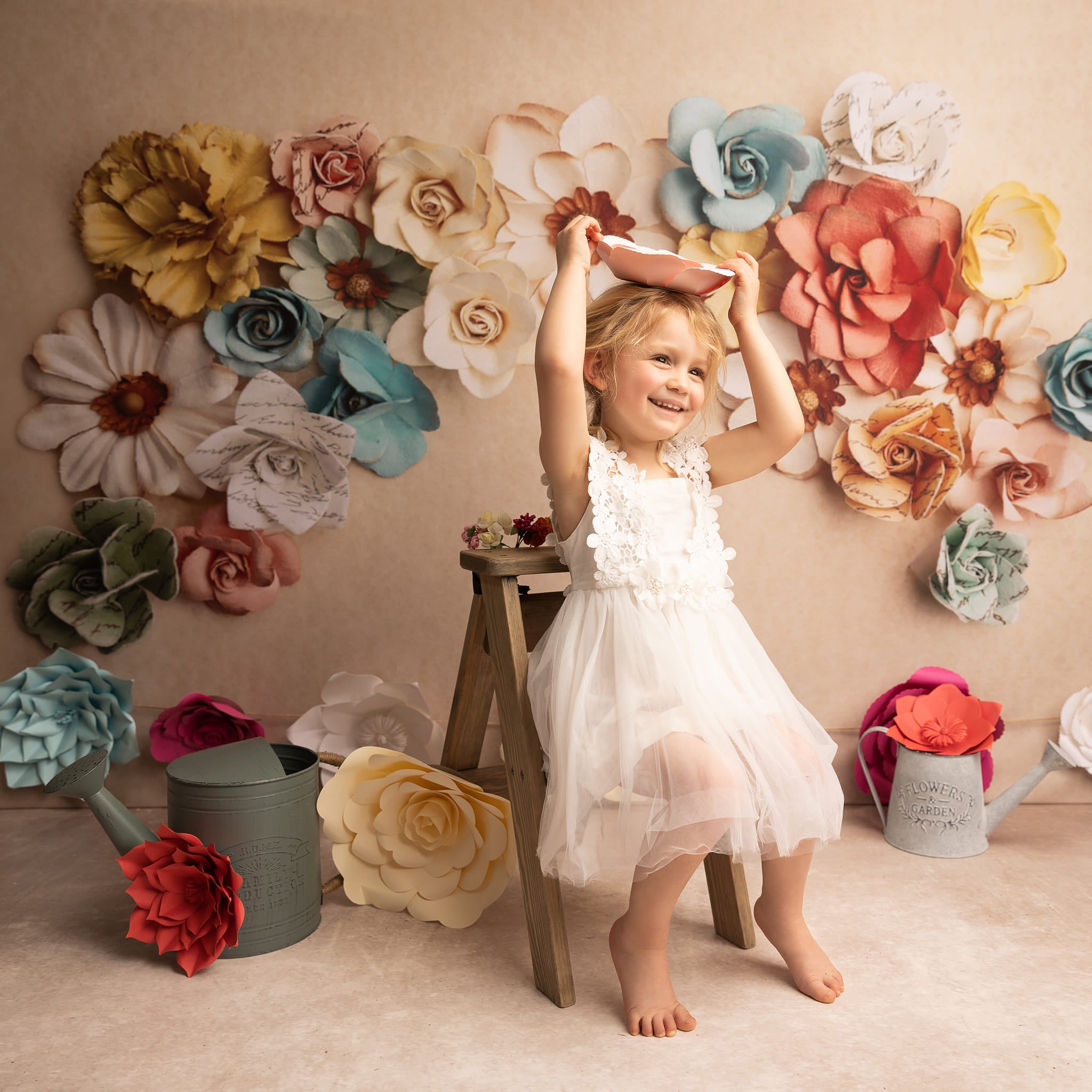 Kate 3D Wall flowers backdrop for Photography Designed by Melissa King -UK