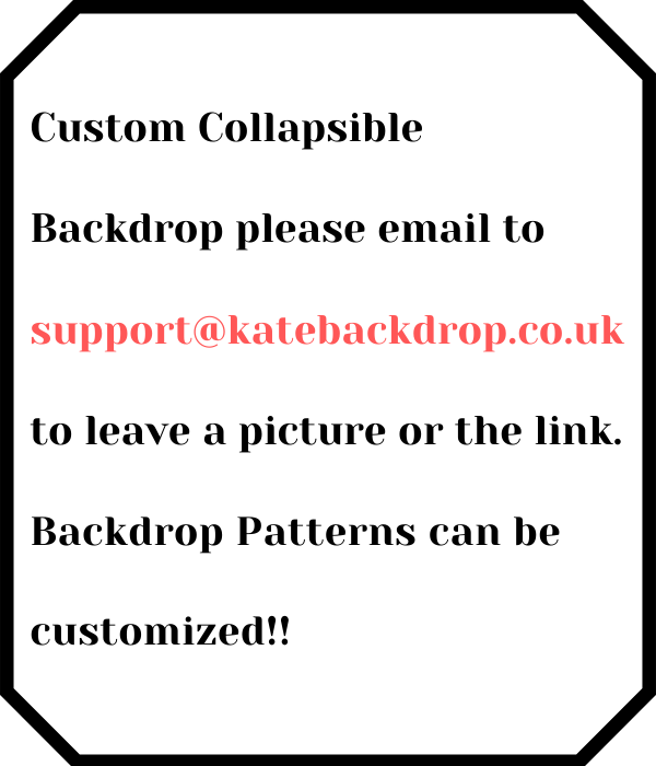 Kate Custom Collapsible Backdrop Photography 5X6.5ft(1.5x2m) -UK