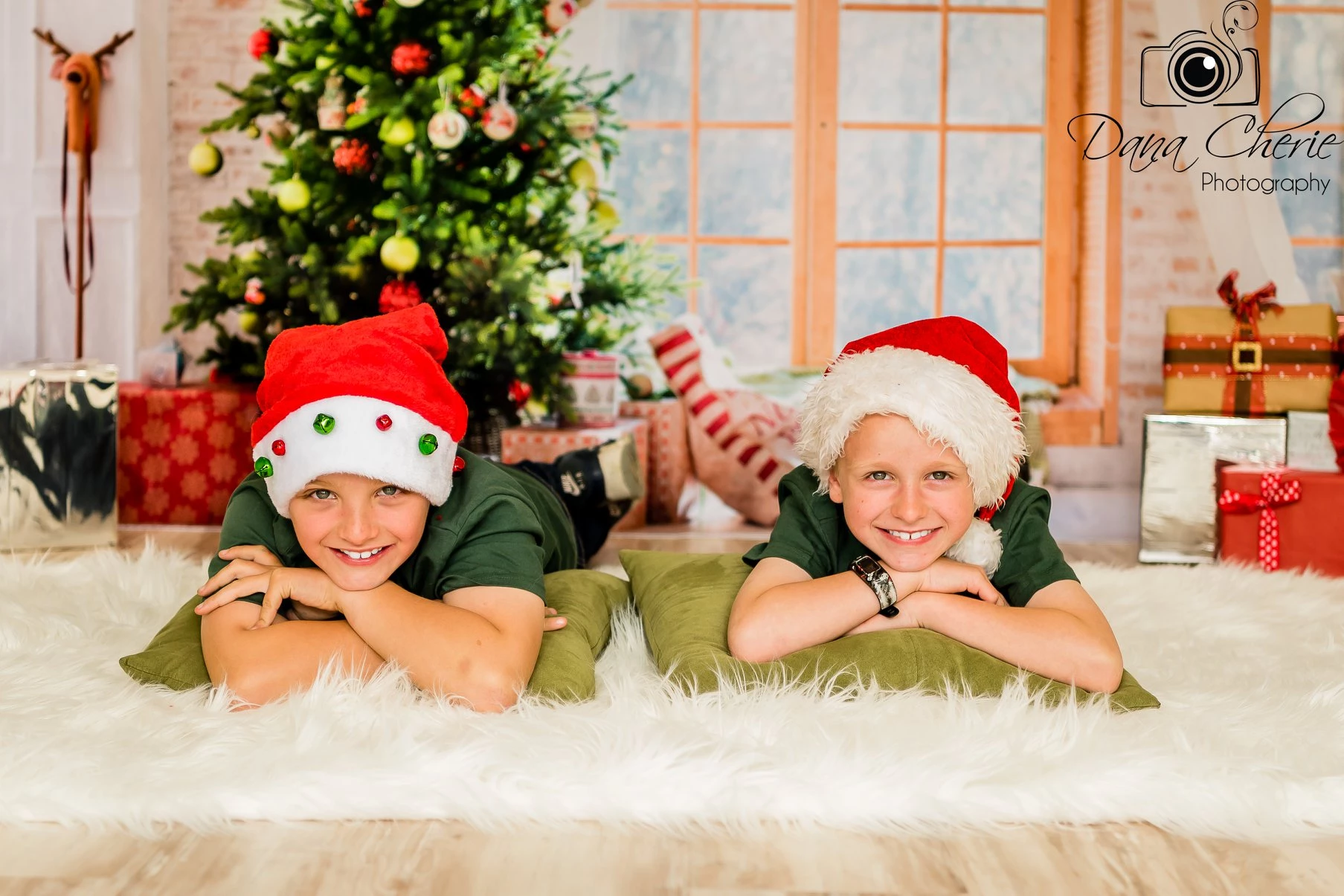 Kate Christmas Gifts Room Decoration Window View Backdrop -UK