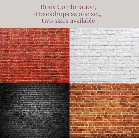 Kate Brick Combination Backdrops for Photography -UK