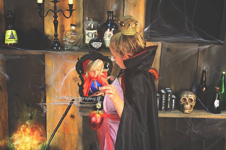 Kate Bunch of Hocus Pocus Halloween Backdrop designed by Arica Kirby - Kate backdrops UK