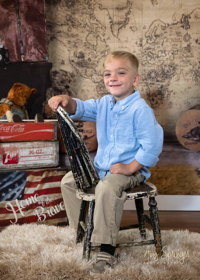 Kate Around The World Backdrop Back to school designed by Arica Kirby - Kate backdrops UK