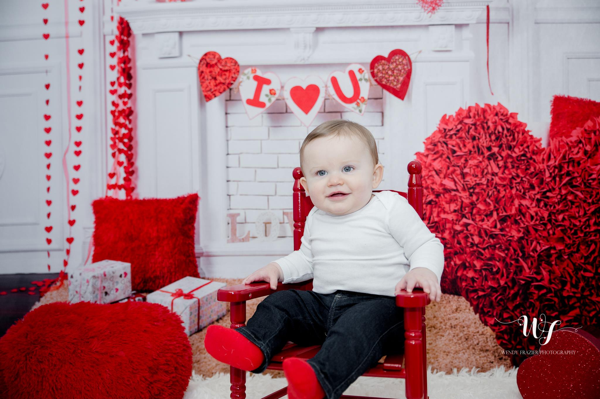 Kate Valentine's Day White House Backdrop for Photography -UK