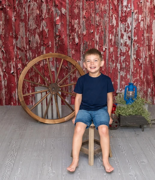 Kate Rustic Red Barn Wood Backdrop for Photography Designed By Mandy Ringe Photography -UK