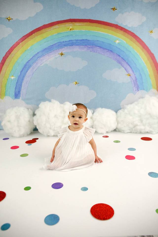 Kate Rainbow clouds and dreams Backdrop Children -UK
