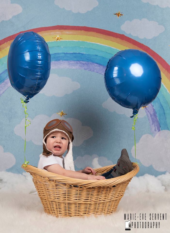 Kate Rainbow clouds and dreams Backdrop Children -UK