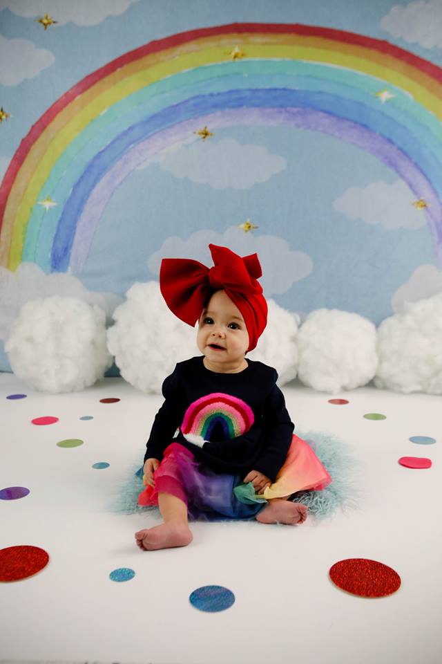 Kate Rainbow clouds and dreams Backdrop Children -UK