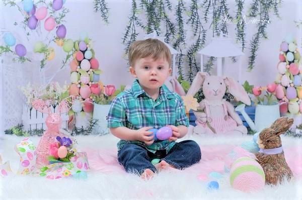 Kate Easter Swag Floral Backdrop for photography -UK