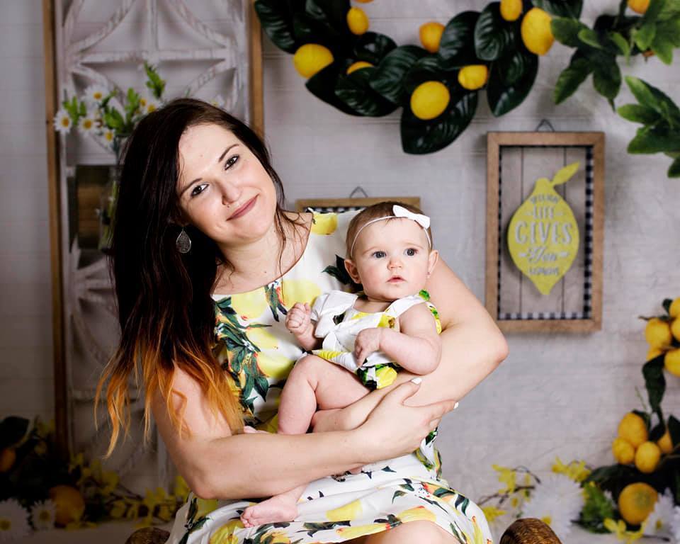 Kate Lemon Be Zesty Spring Backdrop -UK