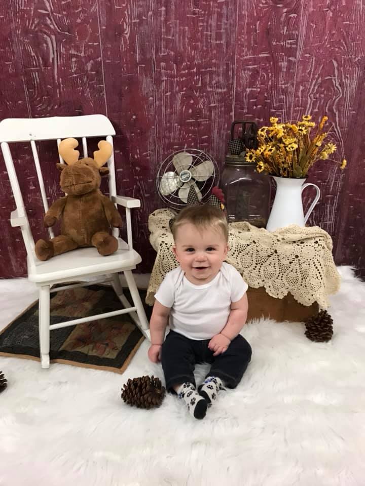 Kate Retro Red Wood Wall Backdrop designed by Arica Kirby -UK