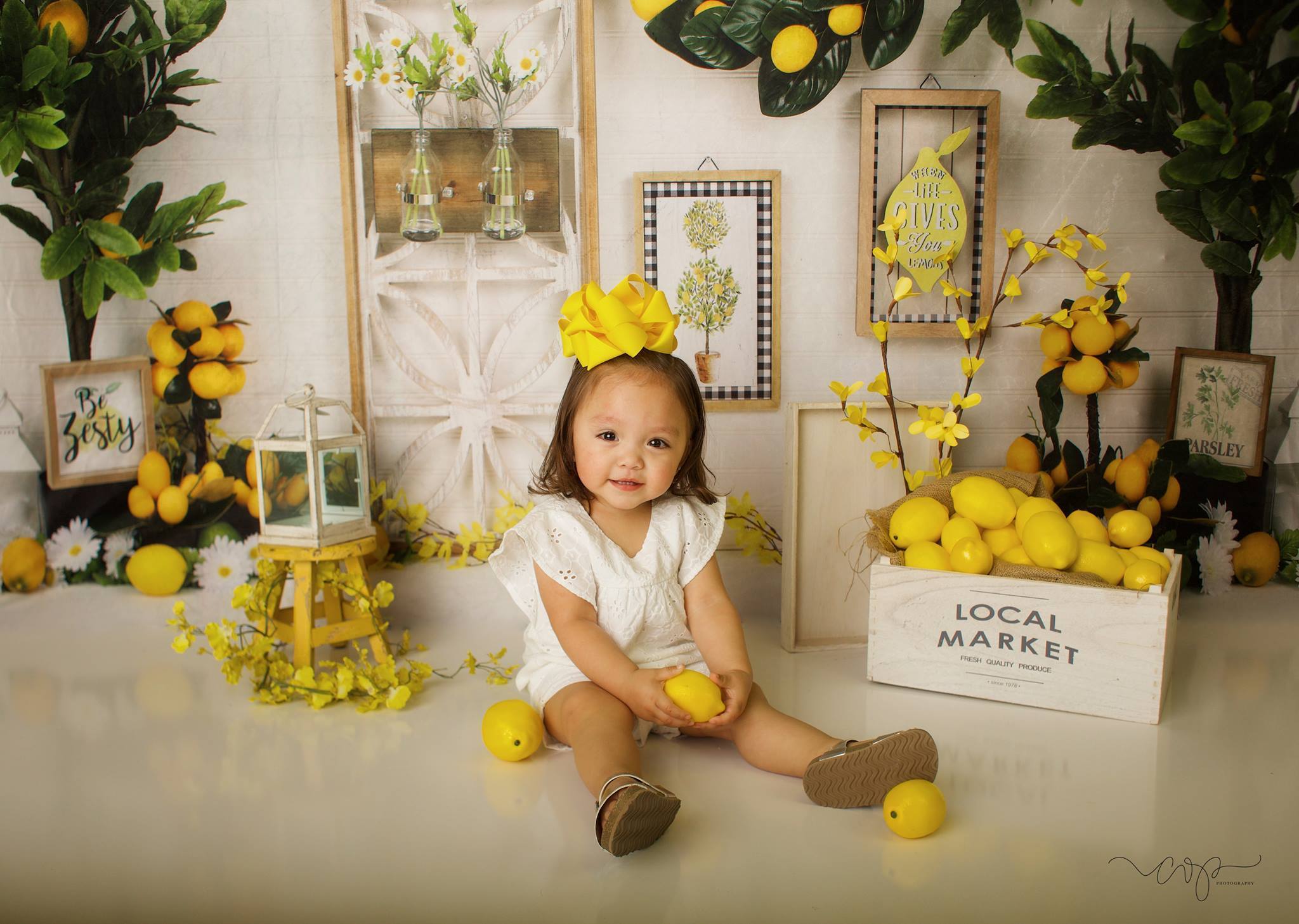 Kate Lemon Be Zesty Spring Backdrop -UK