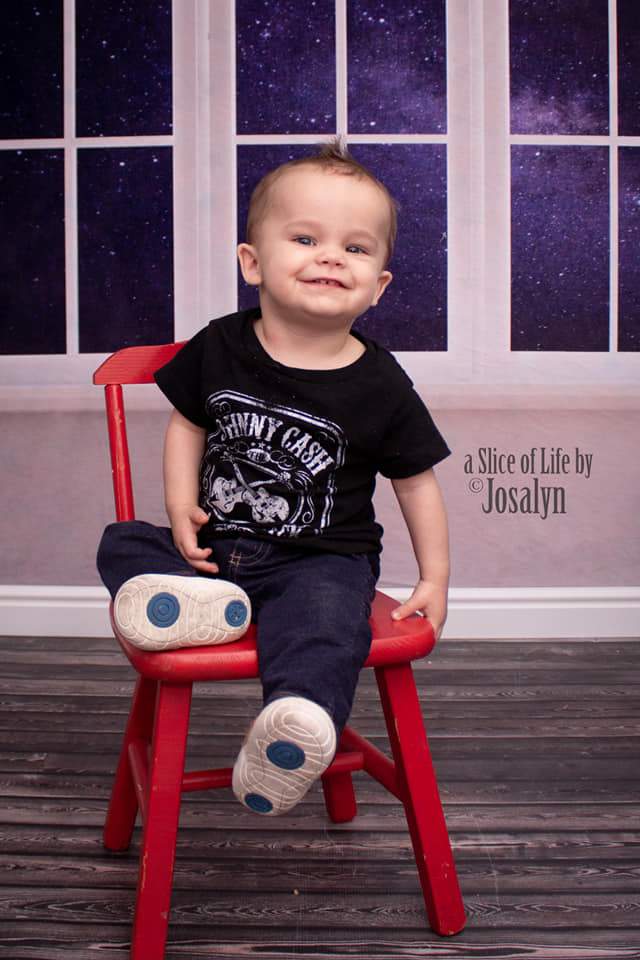 Kate Starry Sky Outside Windowa Children Backdrop for Photography Designed by JFCC -UK