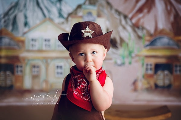 Kate Western Town Backdrop Designed by Megan Leigh Photography -UK