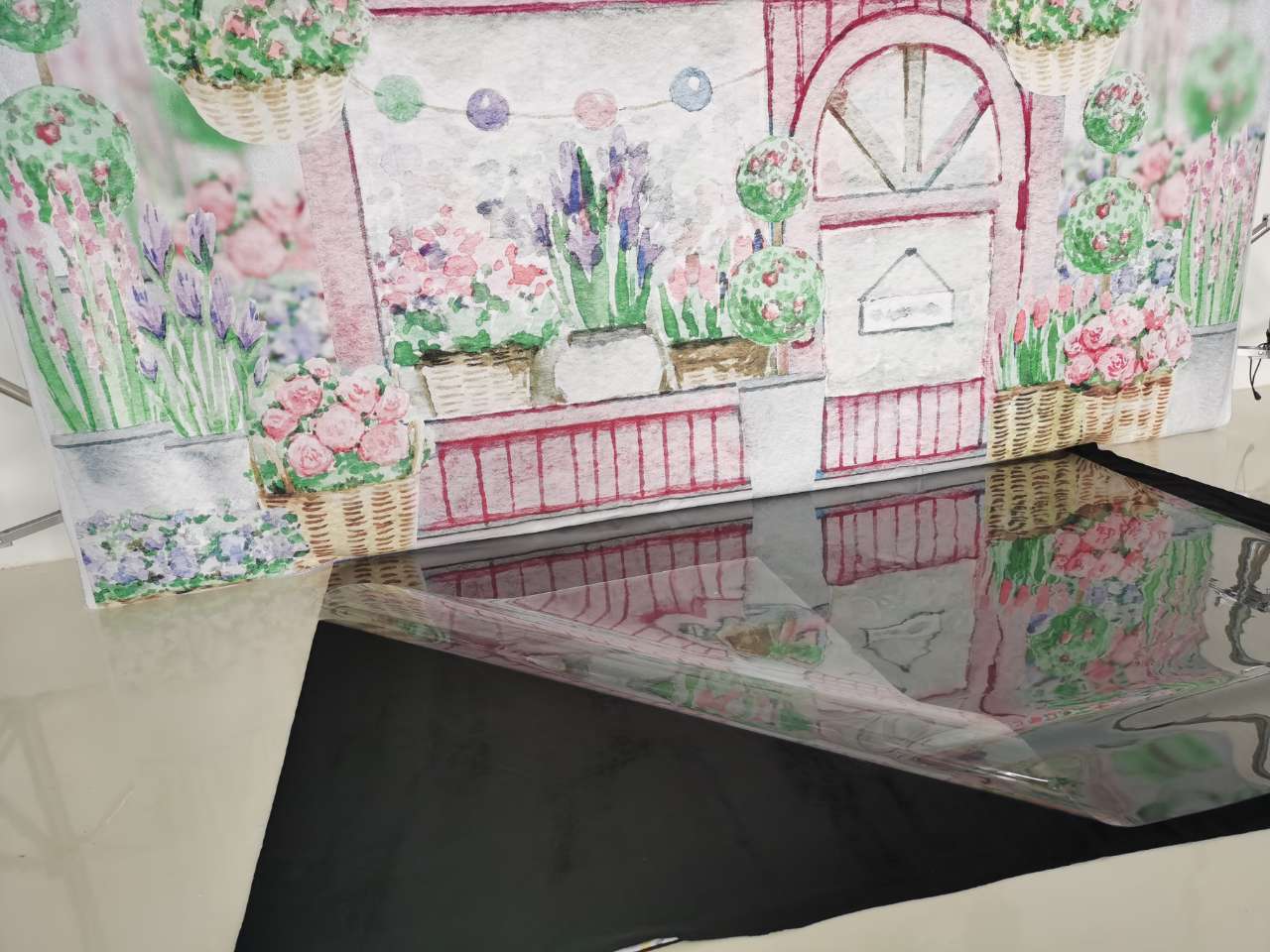 Kate Transparent PVC Reflection floor mat for Cake Smash -UK