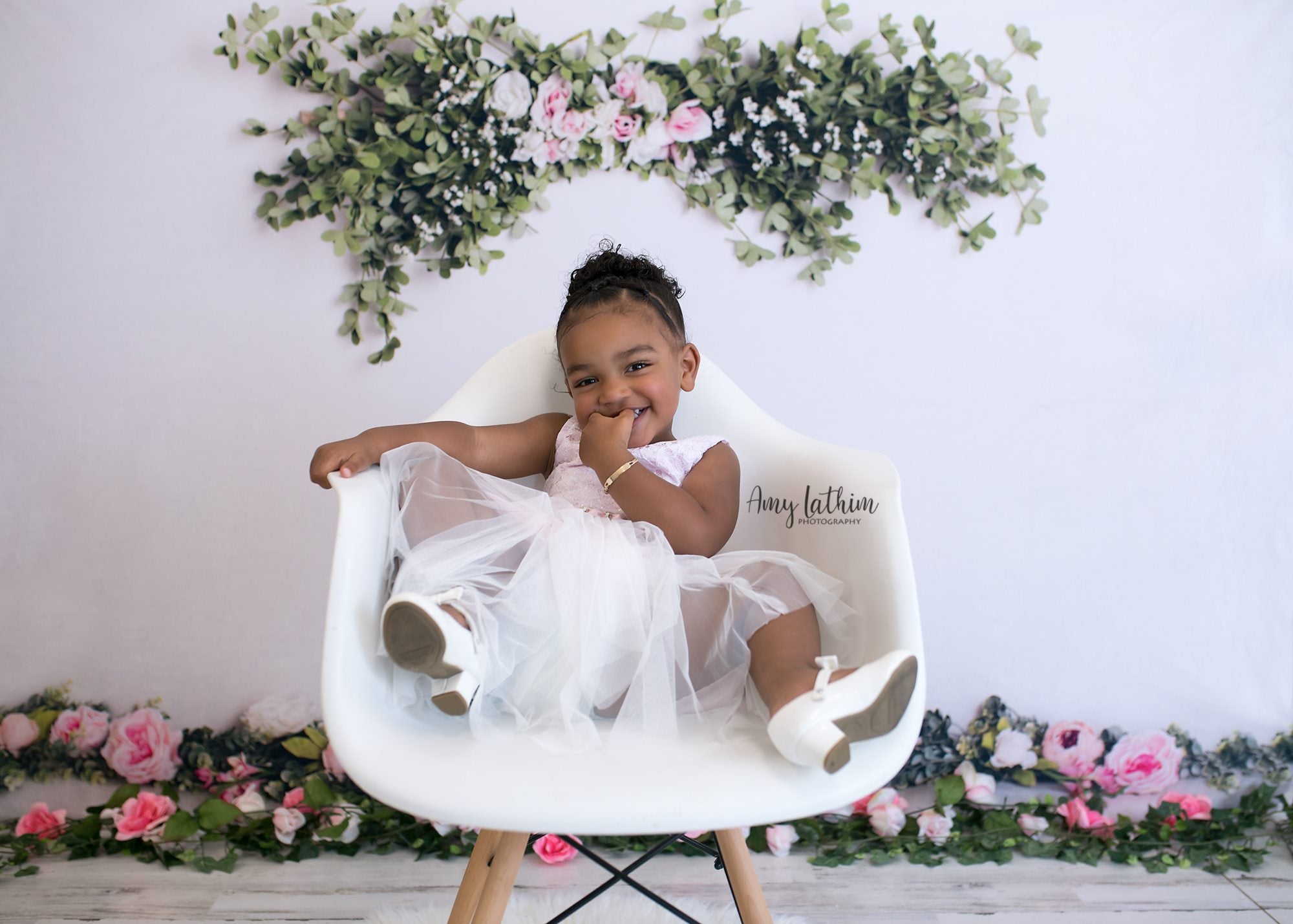 Kate Spring Flowers Backdrop for Photography Designed by Megan Leigh Photography -UK