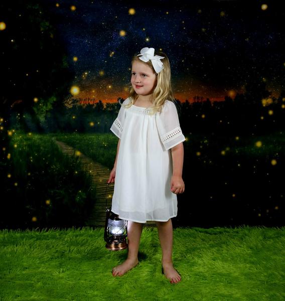 Kate Children Firefly field Backdrop for Photography Designed by Thousand Words Photography -UK